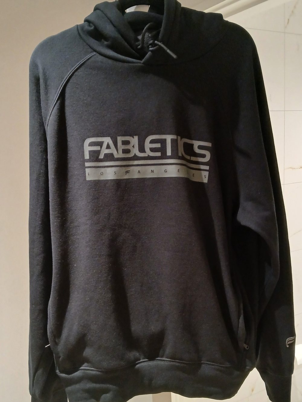 Fabletics Men’s Black Hoodie with Logo